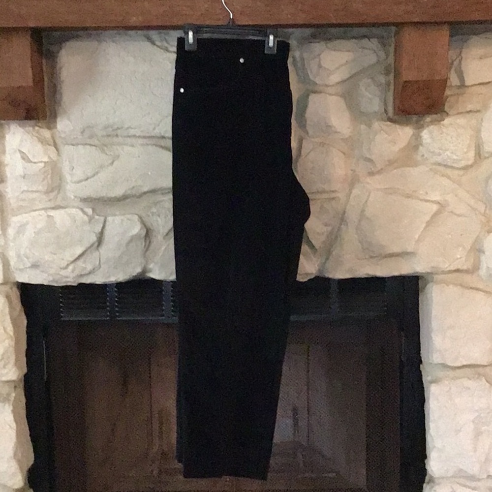 Bernard Zins Men’s Black Corduroy Pants Size 37 EUC
